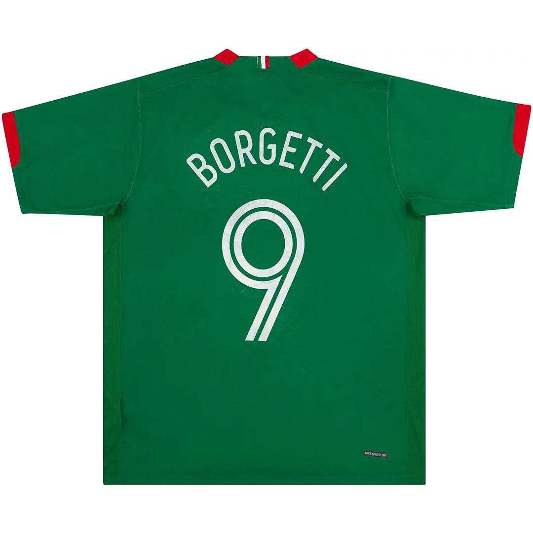 Retro Mexico World Cup 2006 Home Soccer Jersey Men's BORGETTI #9