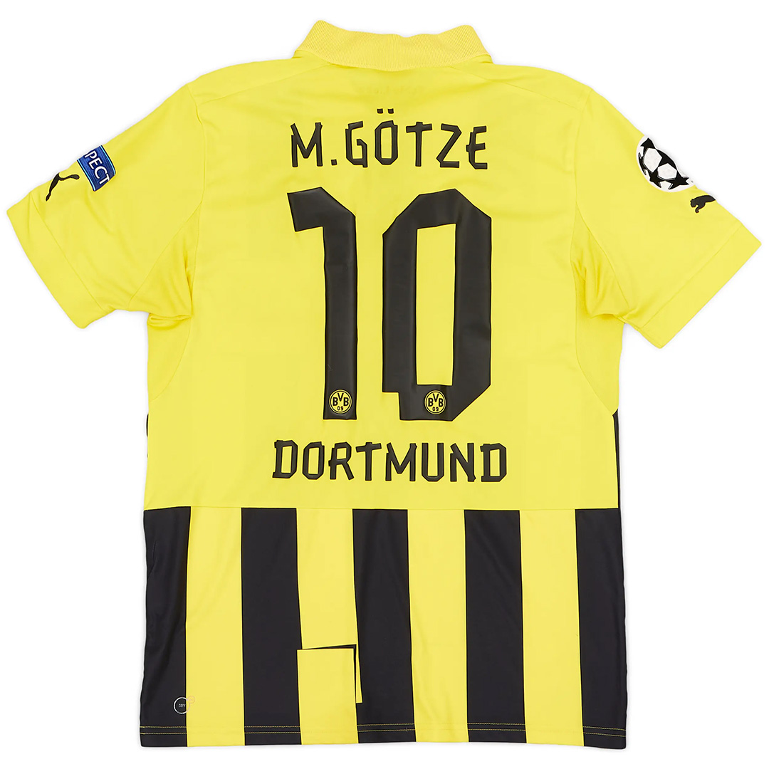 Retro Borussia Dortmund Shirt Home UCL 2012/13 M.Götze #10