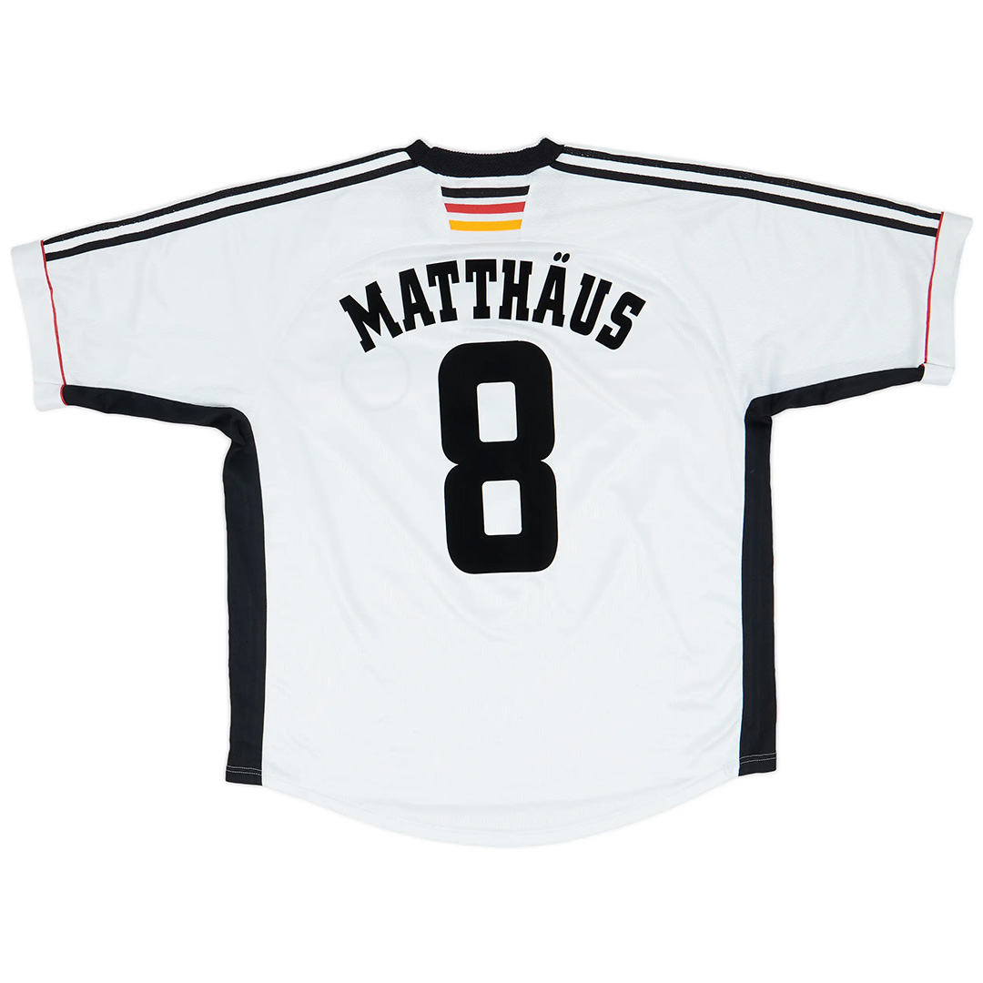 Retro Germany Shirt Home World Cup 1998 MATTHÄUS #8