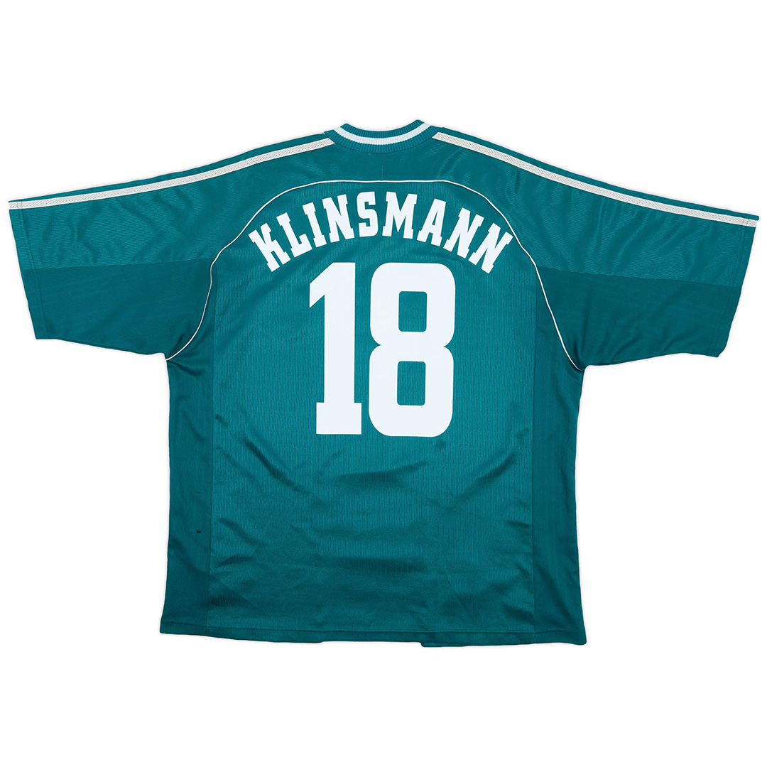 Germany Retro Shirt Away World Cup 1998 KLINSMANN #18