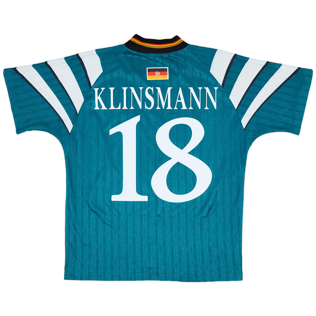 Retro Germany Shirt Away Euro Cup 1996 KLINSMANN #18
