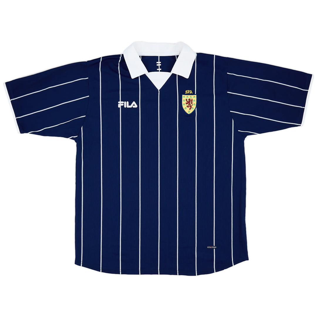 Retro Scotland Shirt Home 2002