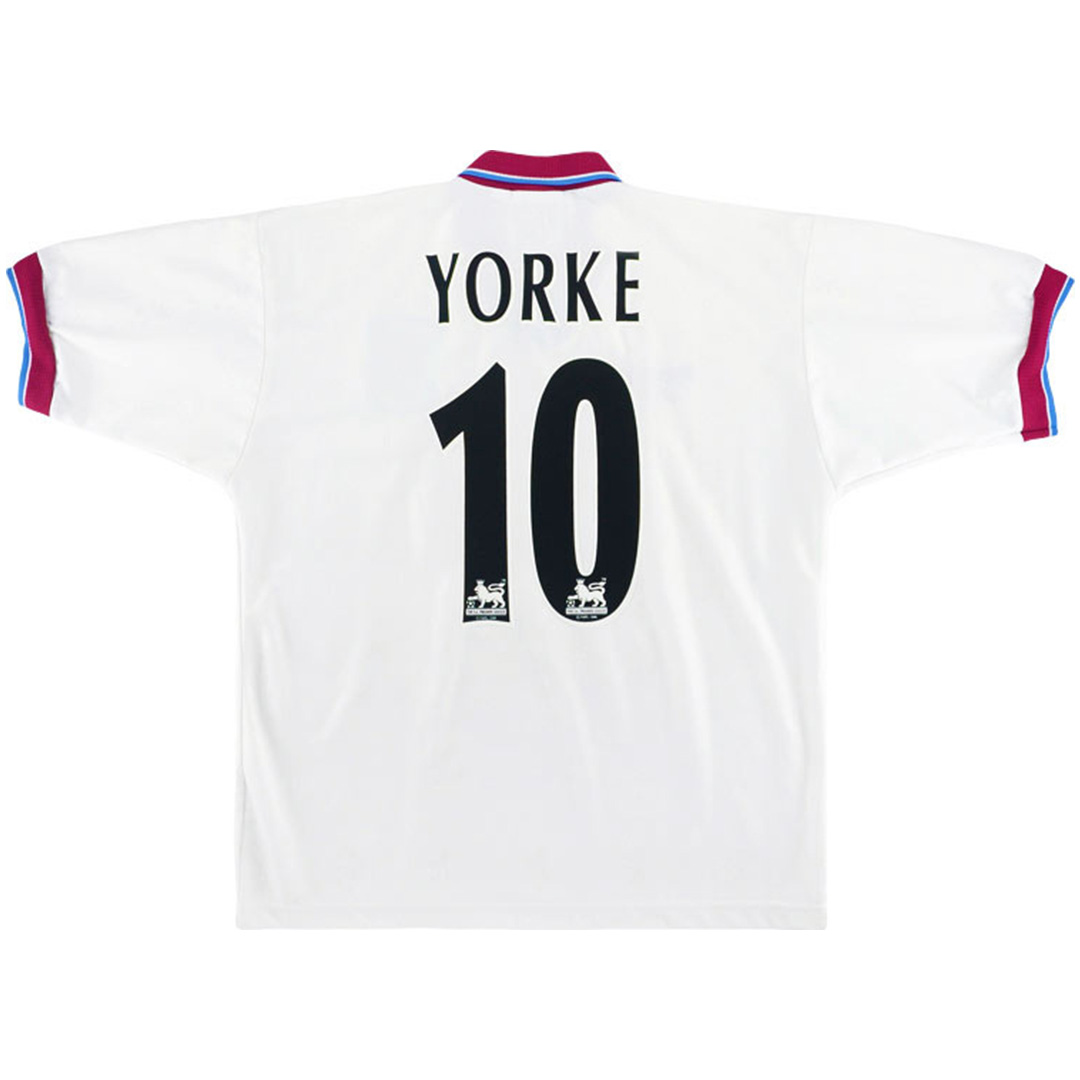 Retro Aston Villa Shirt Away 1996/98 YORKE #10