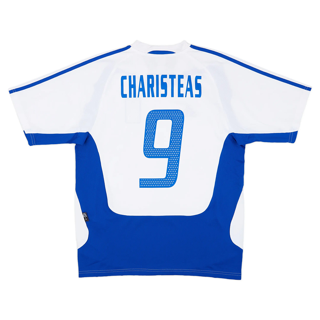 Retro Greece Away Shirt Euro Cup 2004 CHARISTEAS #9