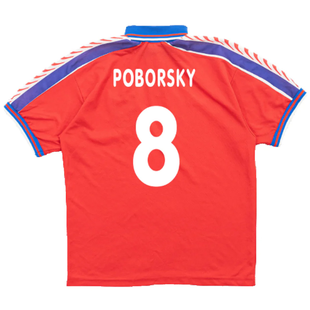 Czech Republic Home Shirt 1996/98 Poborsky #8