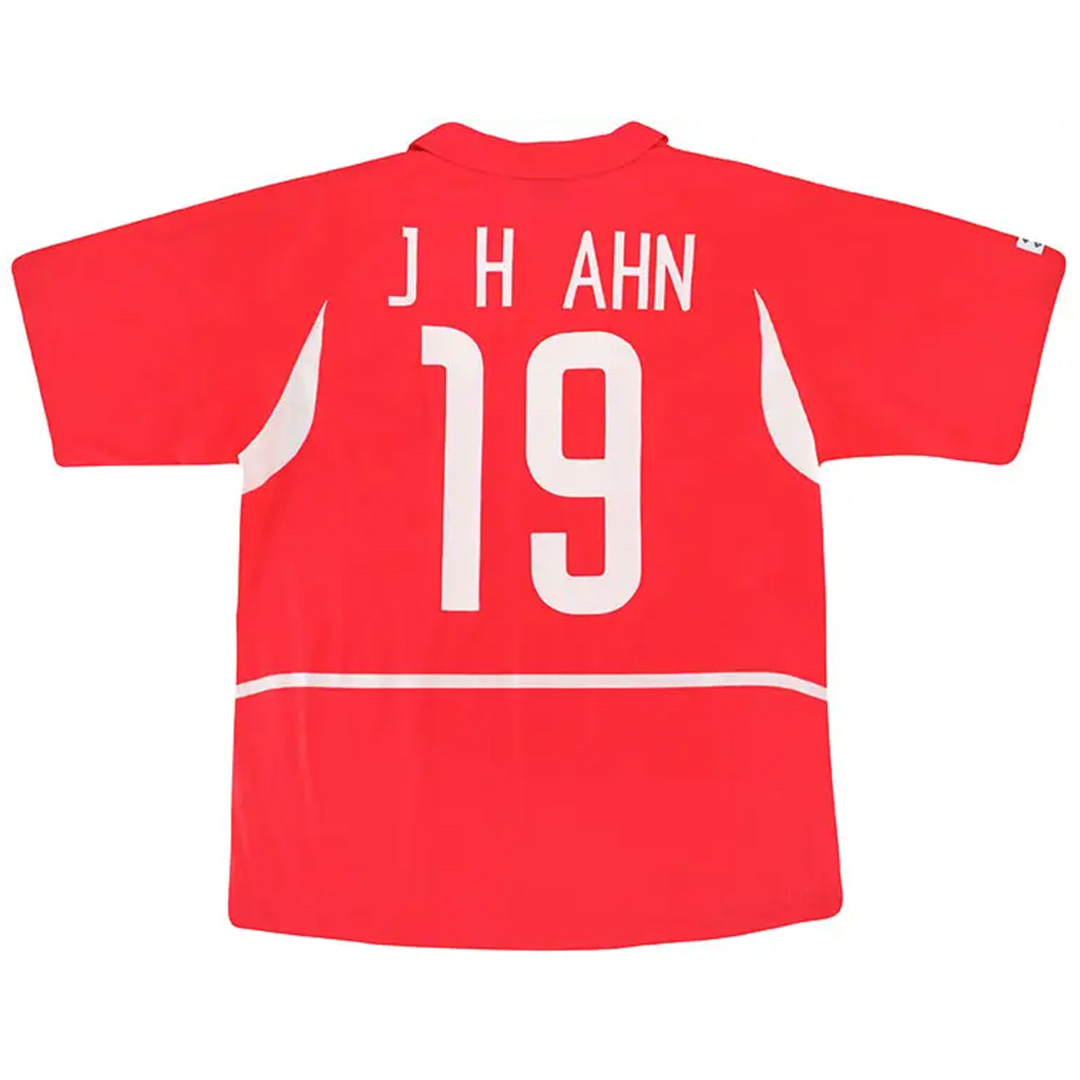 Retro South Korea Home Shirt 2002 J H AHN #19