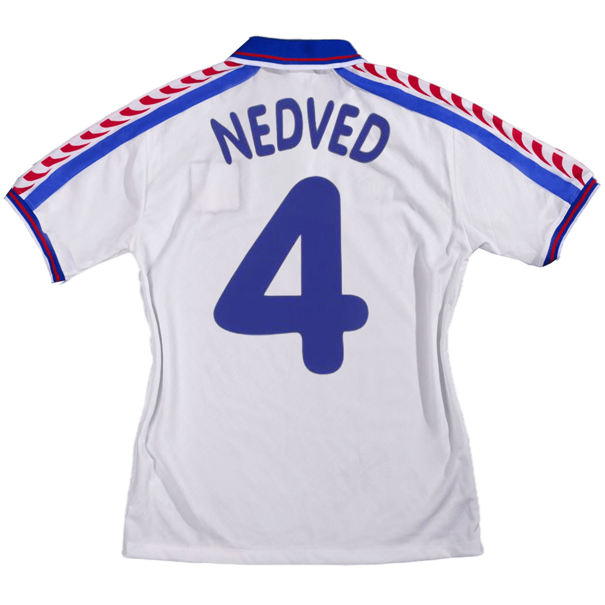 Retro Czech Republic Away Shirt 1996 Nedved #4