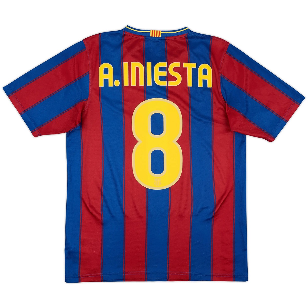 Retro Barcelona Home Shirt 2009/10 A.Iniesta #8