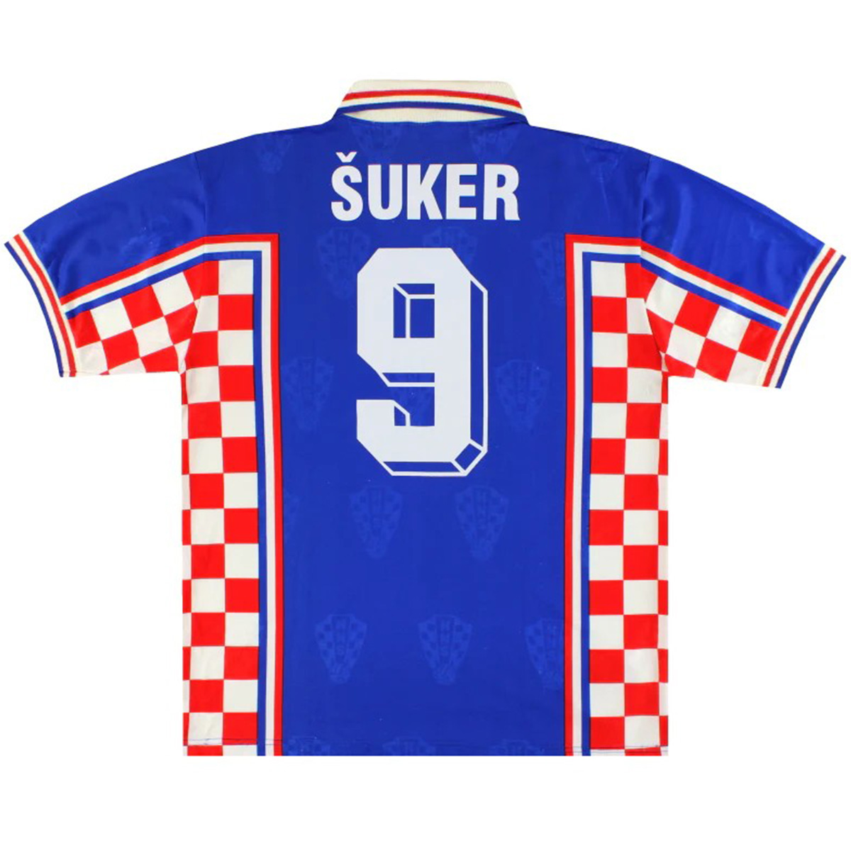 Retro Croatia Away Shirt World Cup 1998 Suker #9