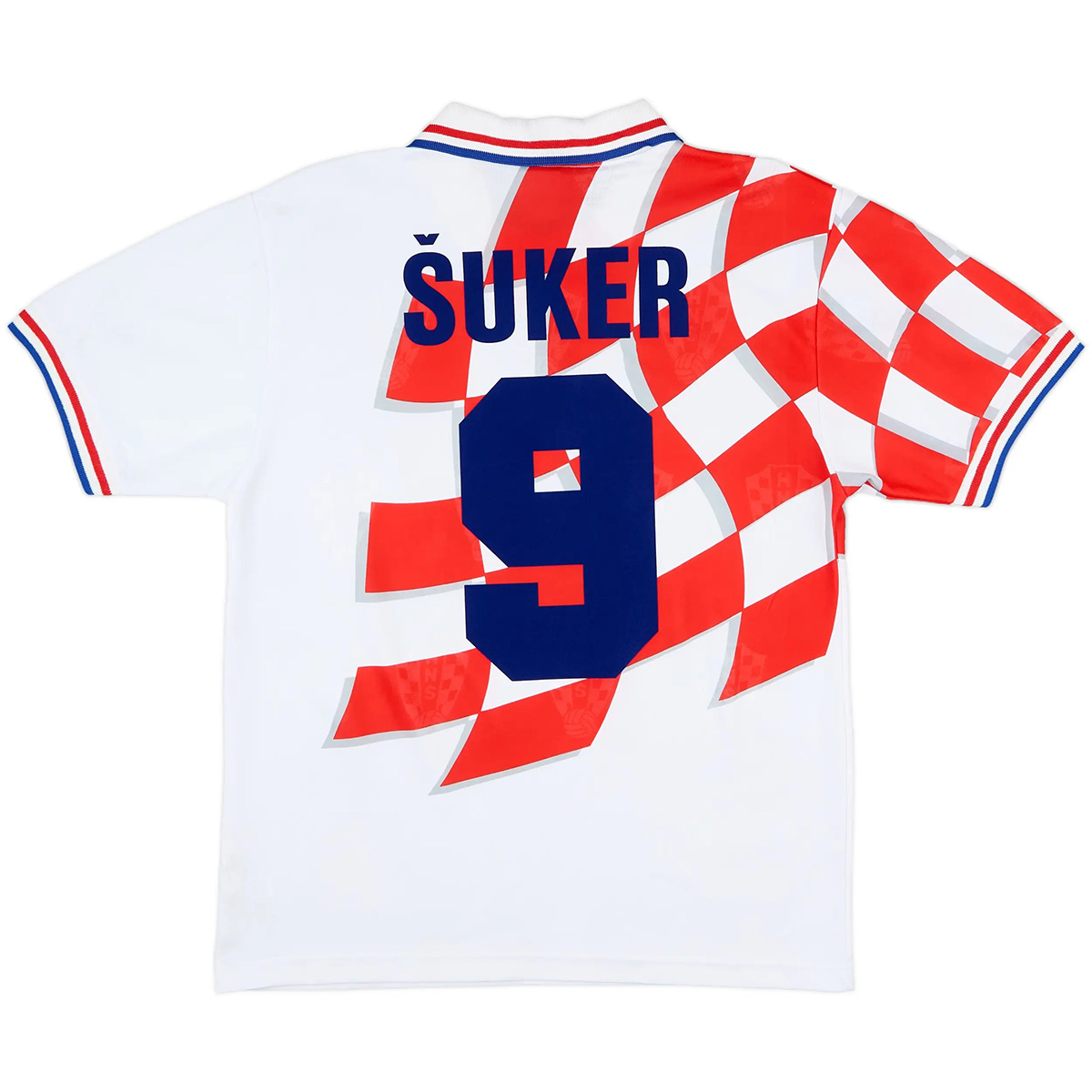 Retro Croatia Home Shirt World Cup 1998 Suker #9