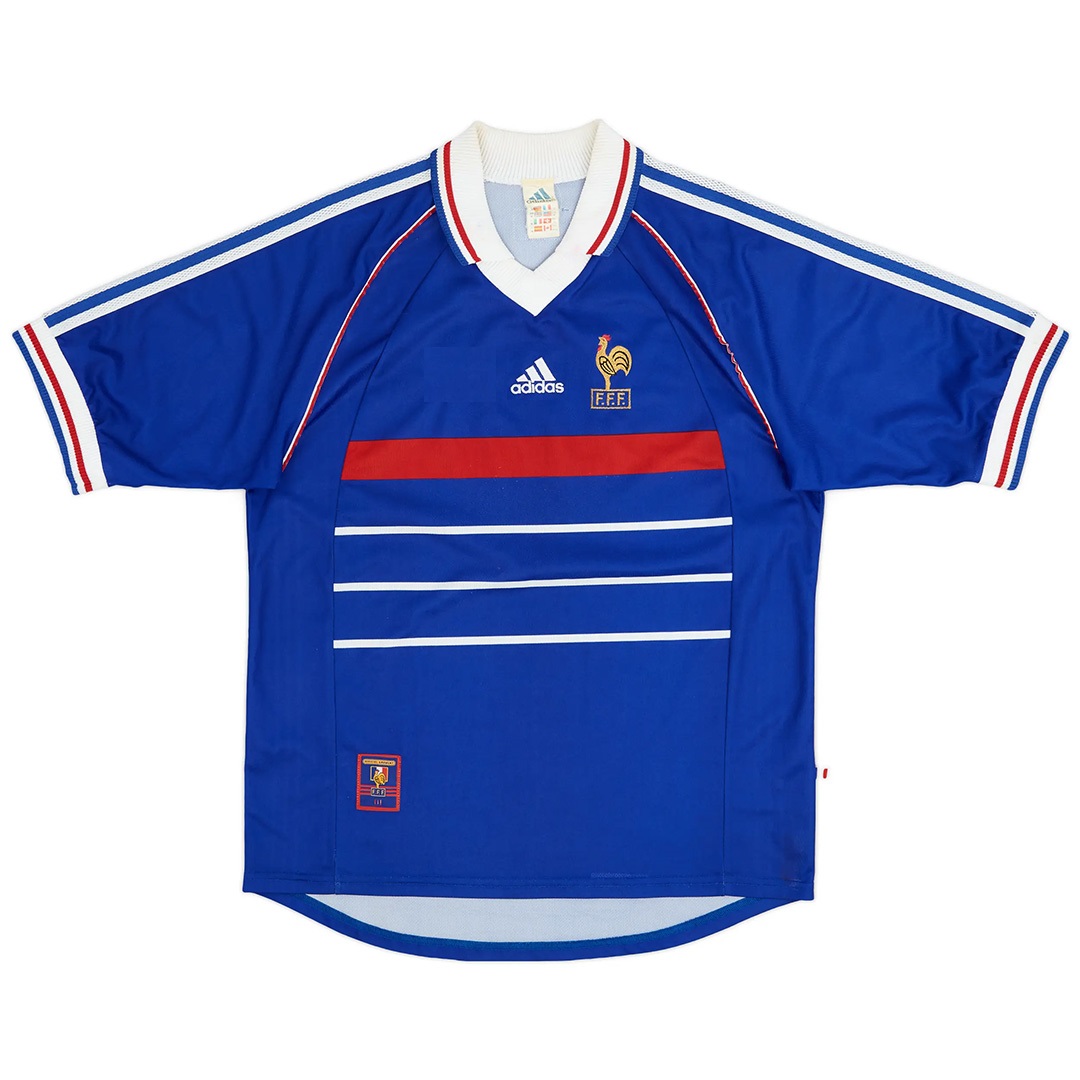 Retro France Shirt Home World Cup 1998